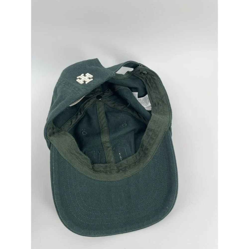 Tory Burch Sport Cap Hat Women Green LOVE Strapback Adjustable Casual